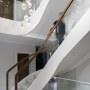 Hampshire famility residence | Staircase and chandelier | Interior Designers